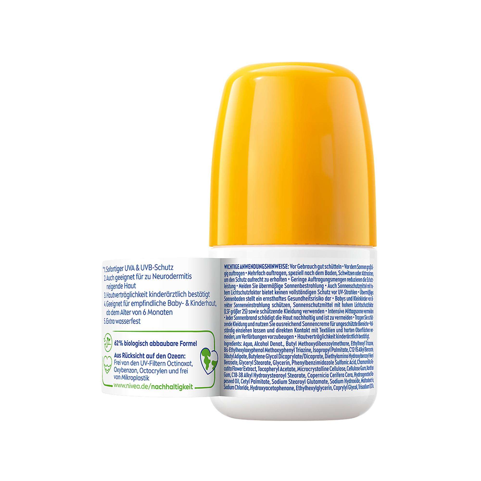 NIVEA SUN Babies&Kids Sens Protect LSF50 Babies & Kids Sensitive Protect Roll-on LSF 50+