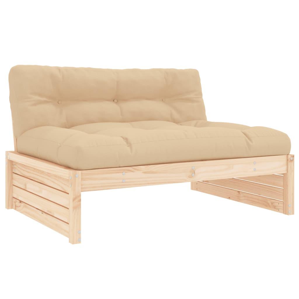 VidaXL Mittelsofa kiefernholz