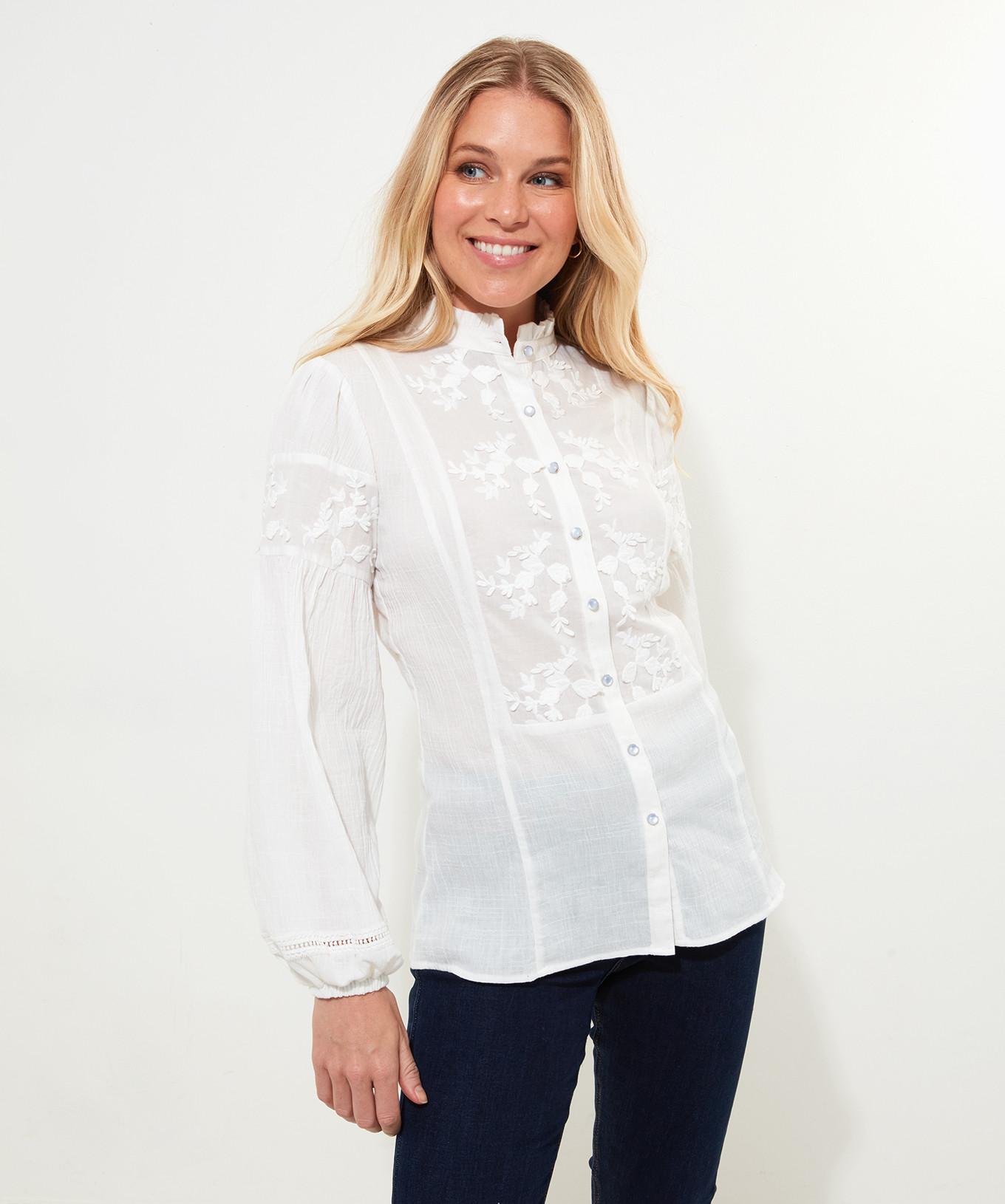 Joe Browns Bluse mit Broderie-Stickerei