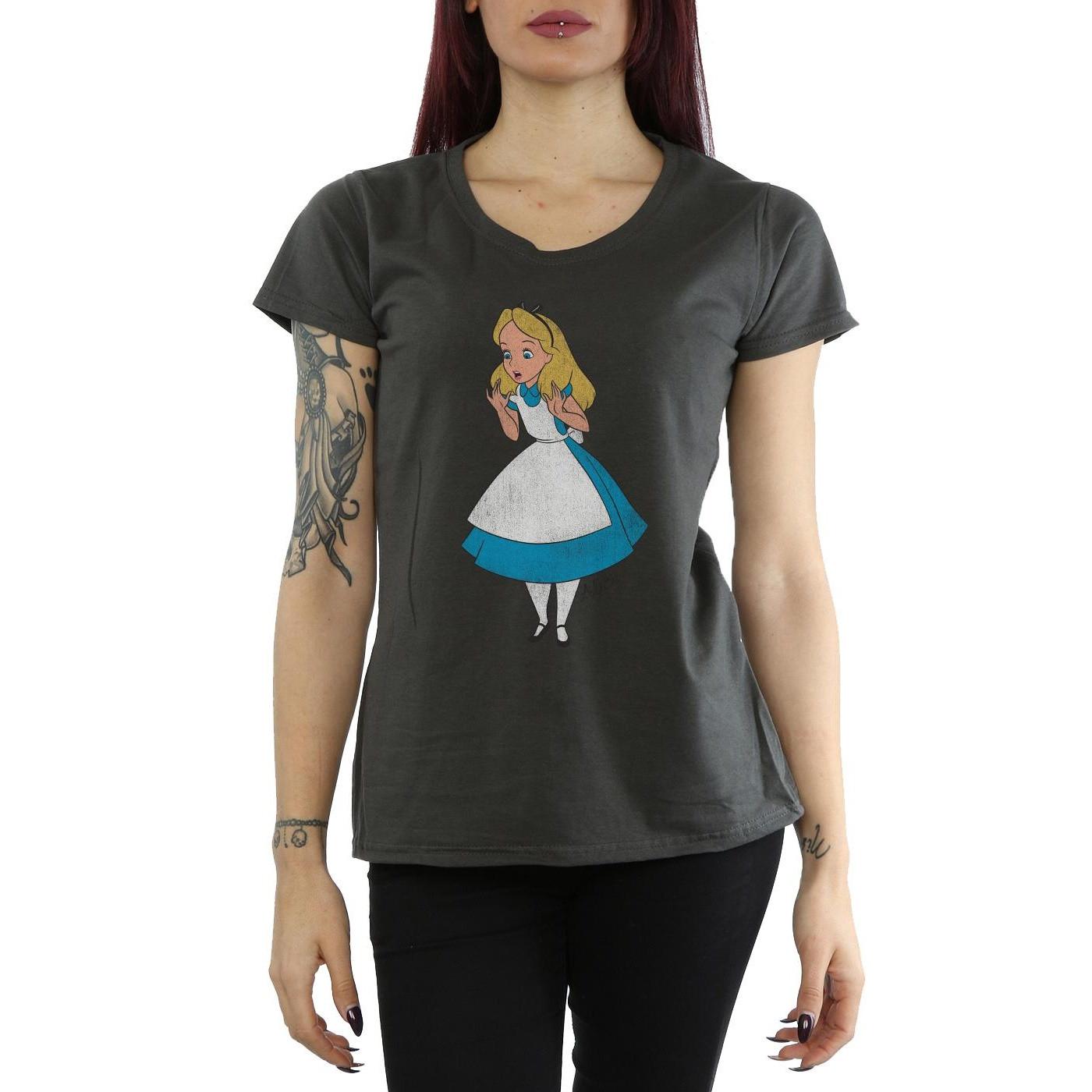 Alice in Wonderland Alice im Wunderland Alice Distressed T-Shirt