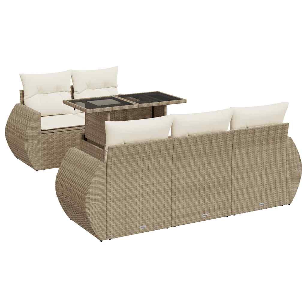 VidaXL Gartensofa set poly-rattan