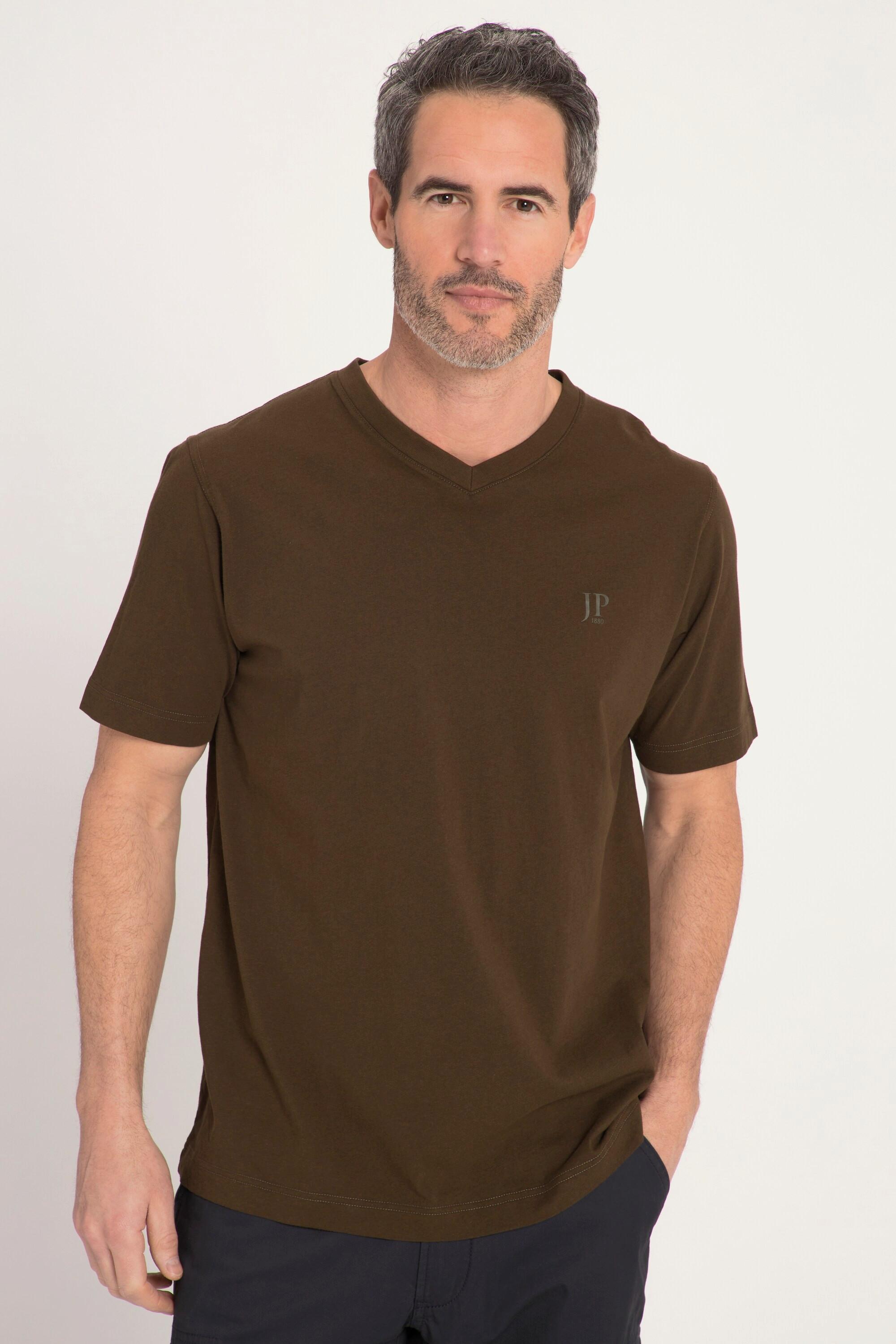 JP1880 Basic V-Ausschnitt Halbarm T-Shirts 2er-Pack