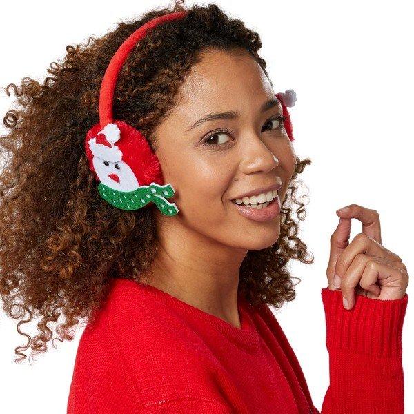 Tectake Ohrenschützer mit Schneemann-Motiv
