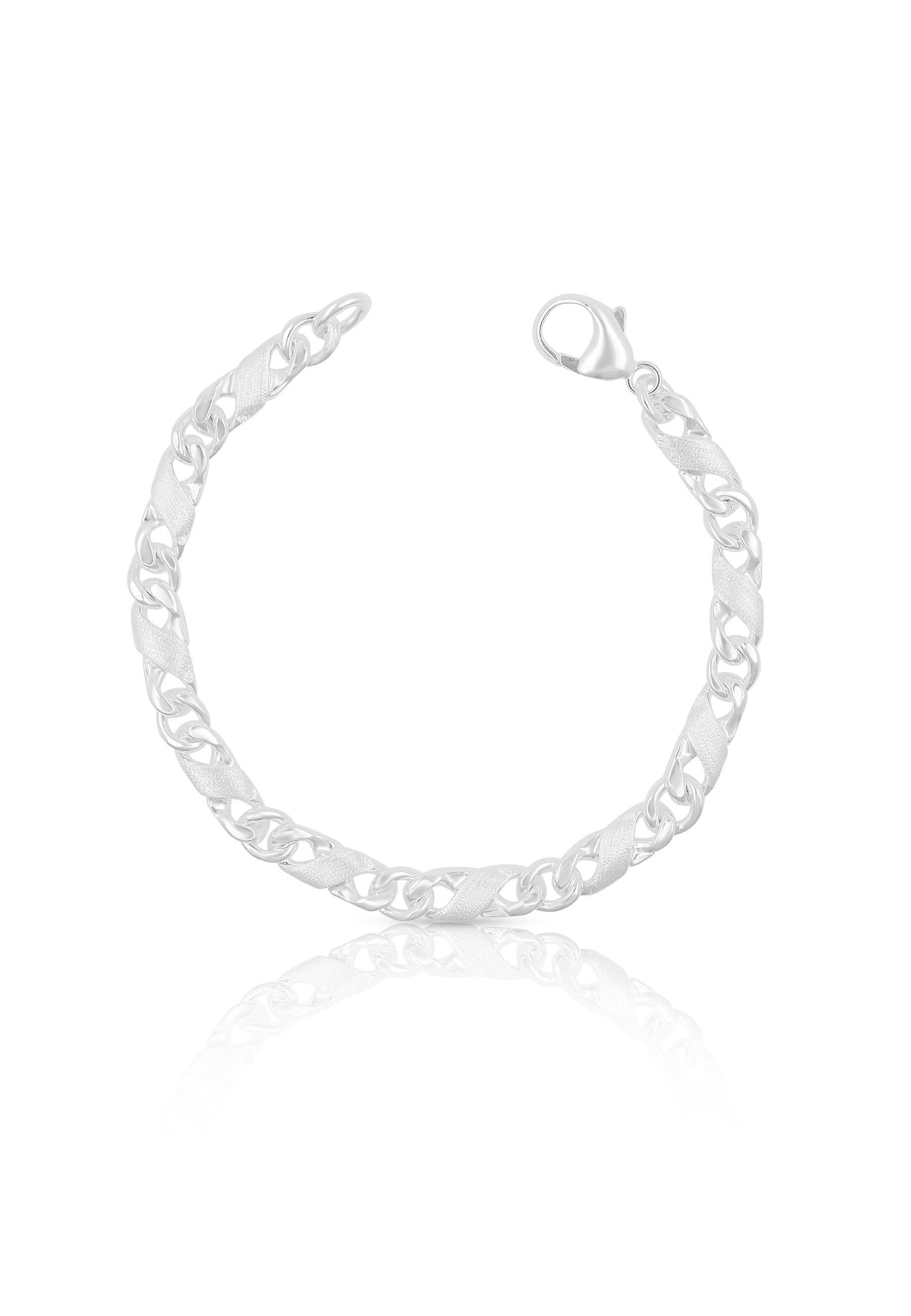 MUAU Schmuck Bracelet 8er-Kette Silber 925, 5.6mm, 21cm