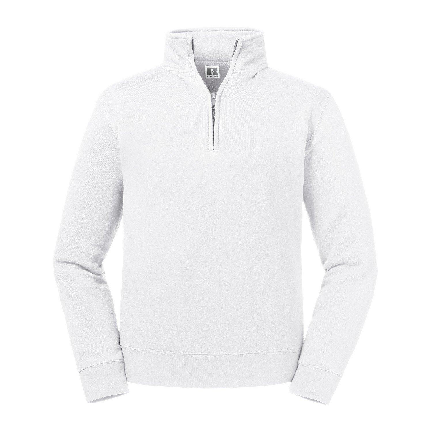 Russell Authentic Sweatshirt mit kurzem Reißverschluss