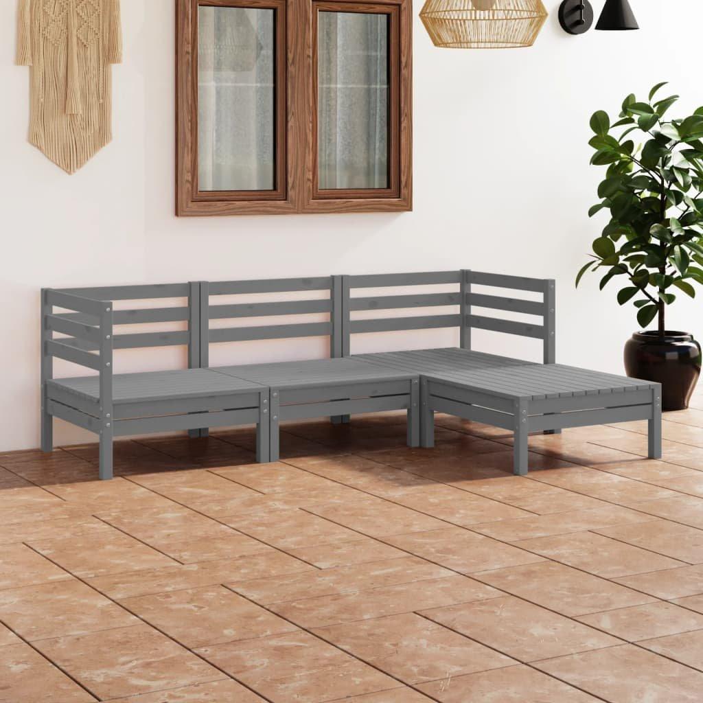 VidaXL Garten-lounge-set kiefernholz
