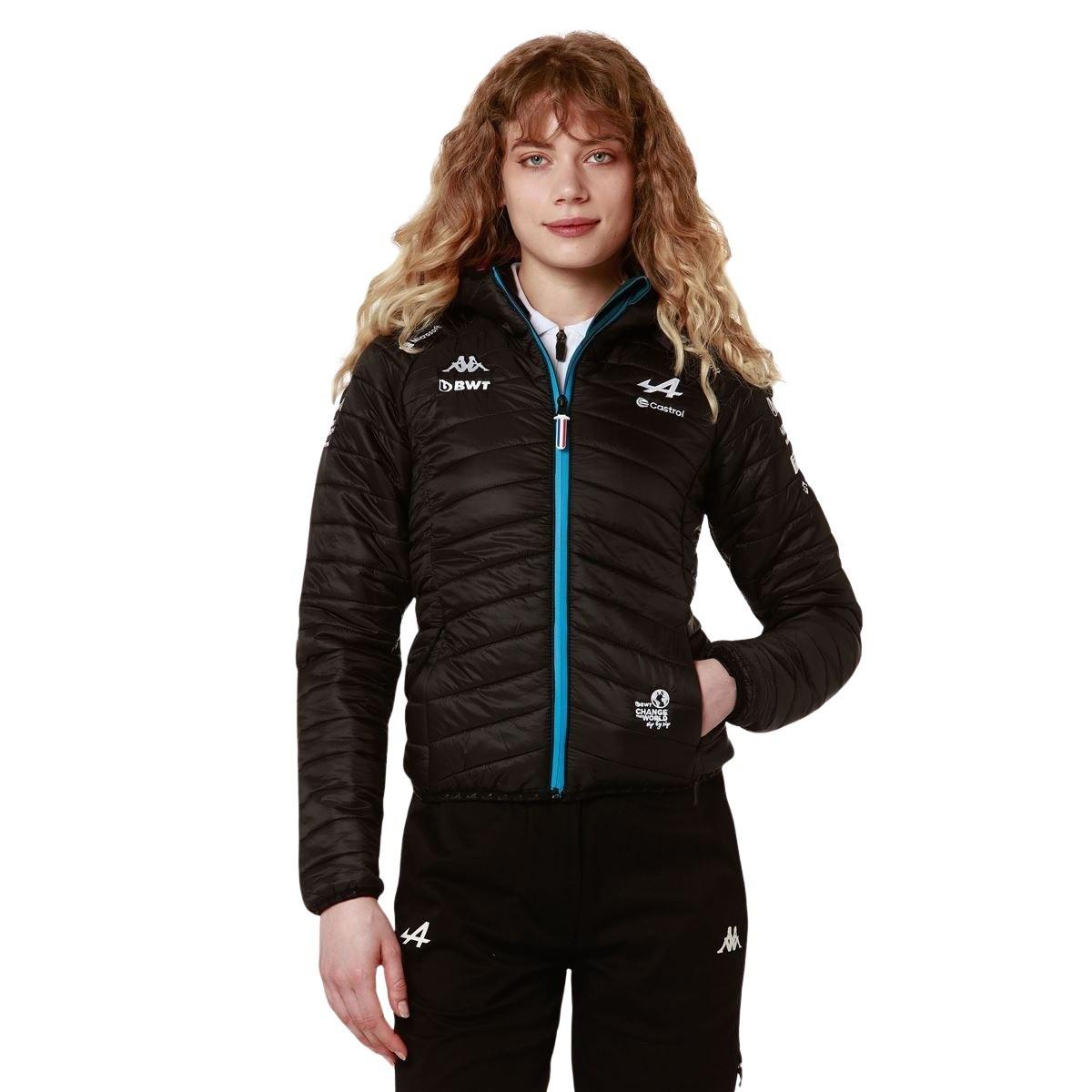 Kappa daunenjacke mit kapuze, damen apine f1 abawou 2024