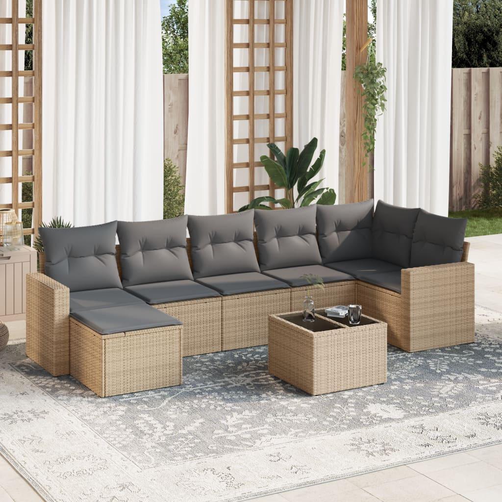 VidaXL Garten sofagarnitur poly-rattan