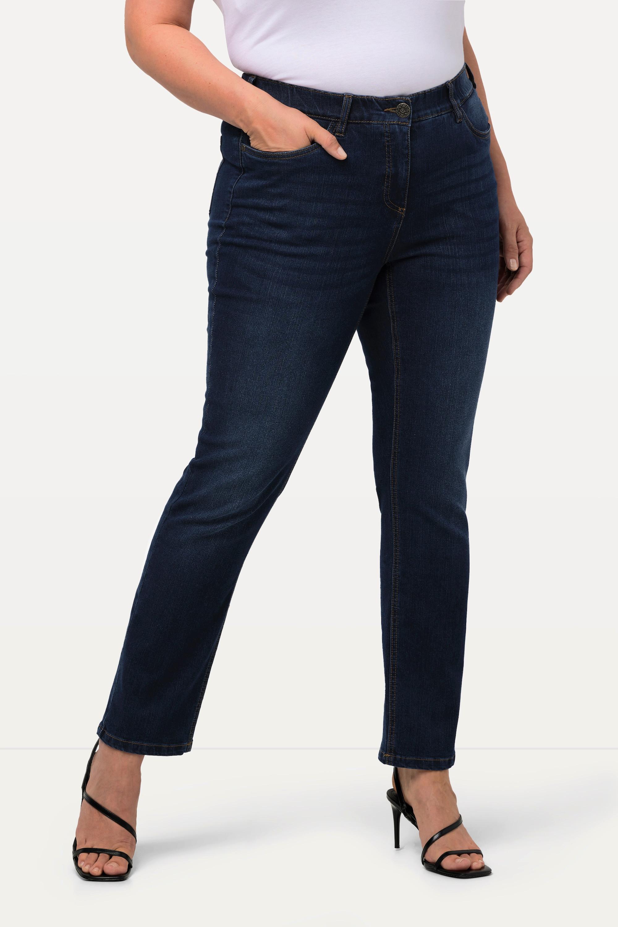 Ulla Popken Sammy Slim Fit 5-Pocket Jeans mit Komfortbund