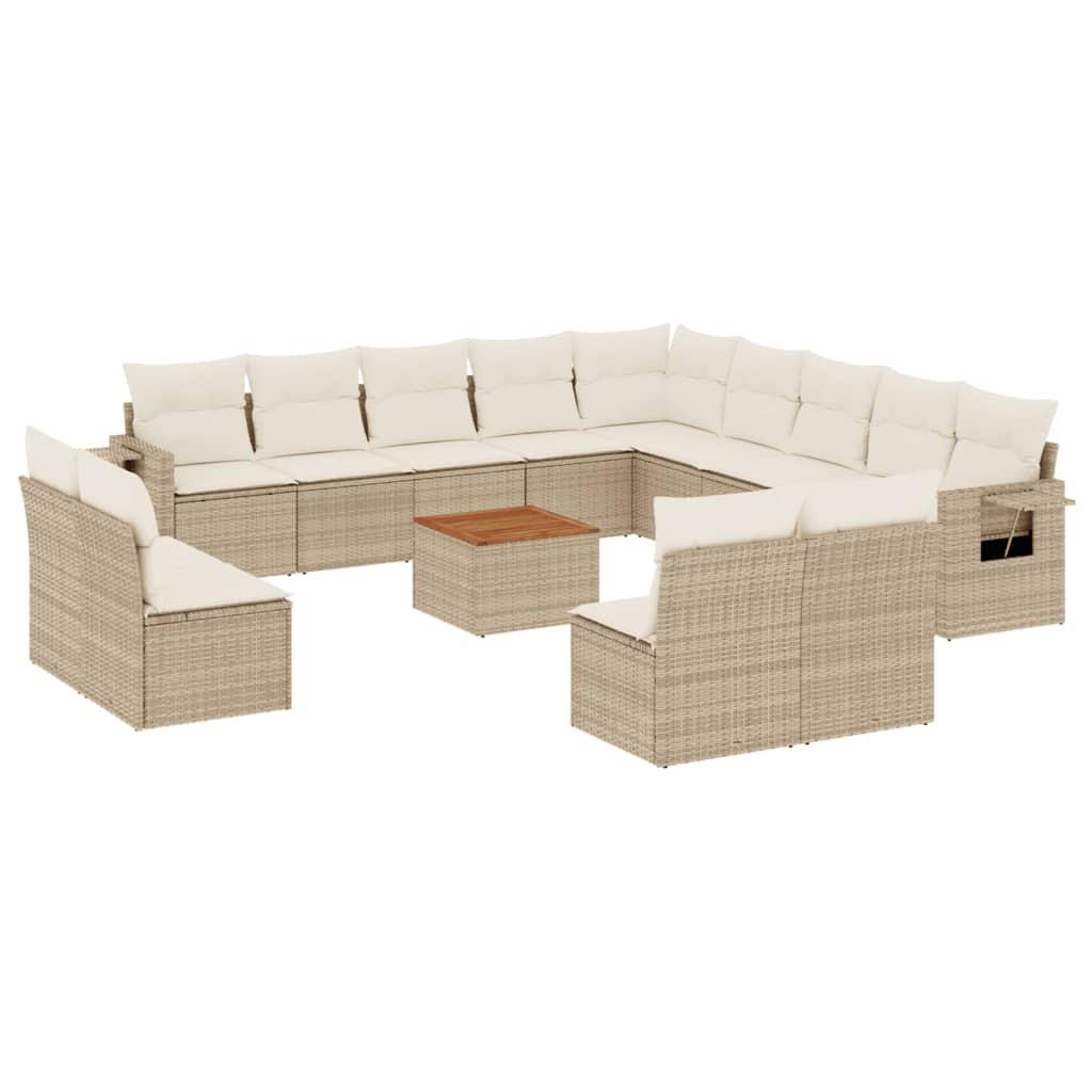 VidaXL Garten sofagarnitur poly-rattan