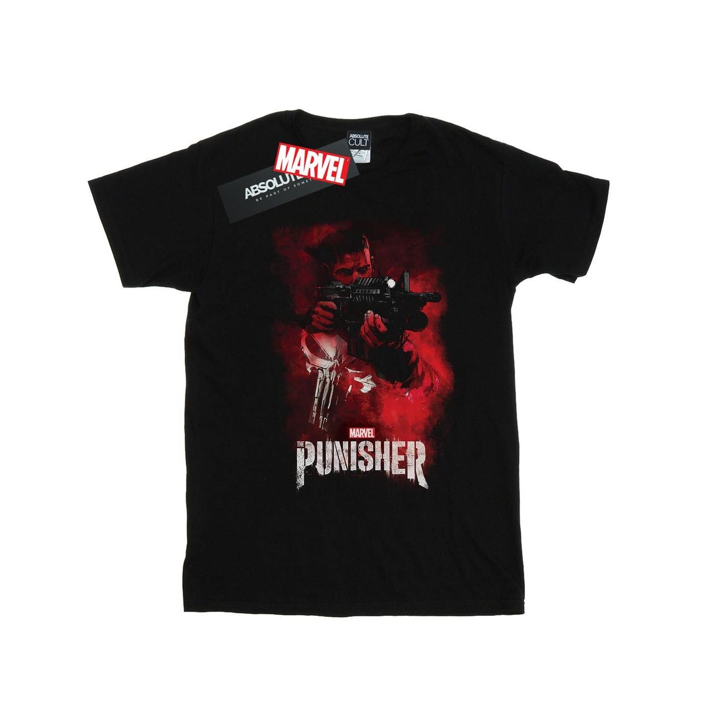 MARVEL The Punisher TV Series Red Smoke T-Shirt