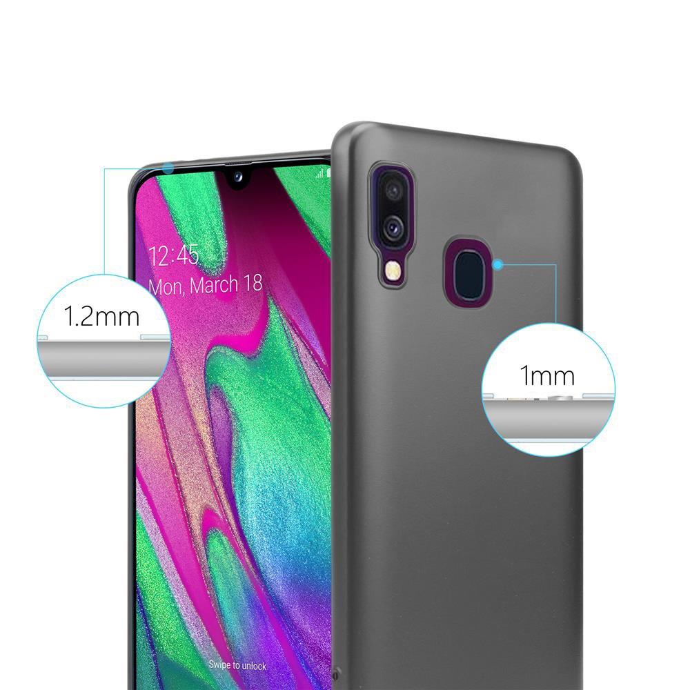Cadorabo Hülle für Samsung Galaxy A40 TPU Silikon Matt