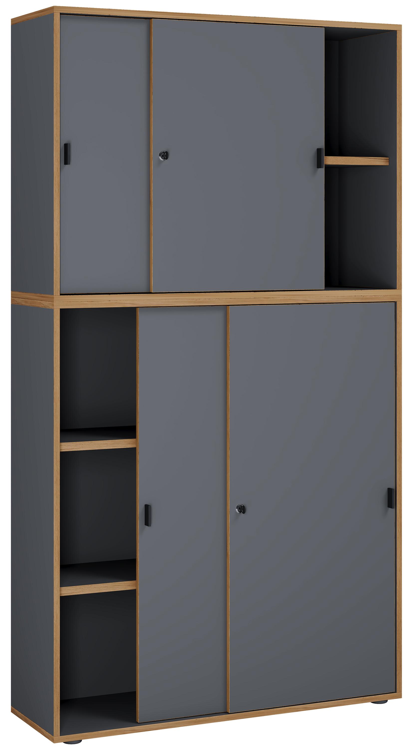 VCM Büroschrank Schiebetüren Salia 5f B100