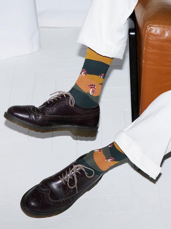 BLEU FORET Socken Pilze