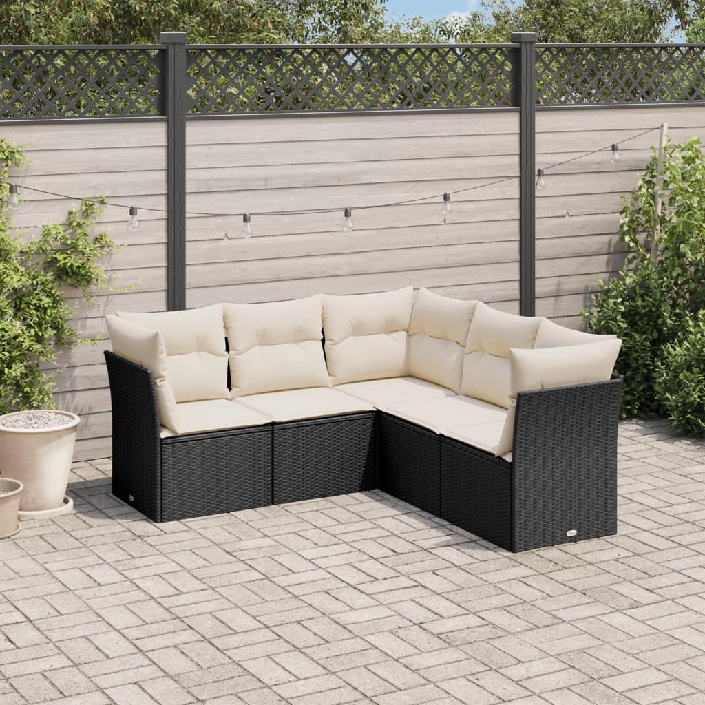 VidaXL Garten sofagarnitur poly-rattan