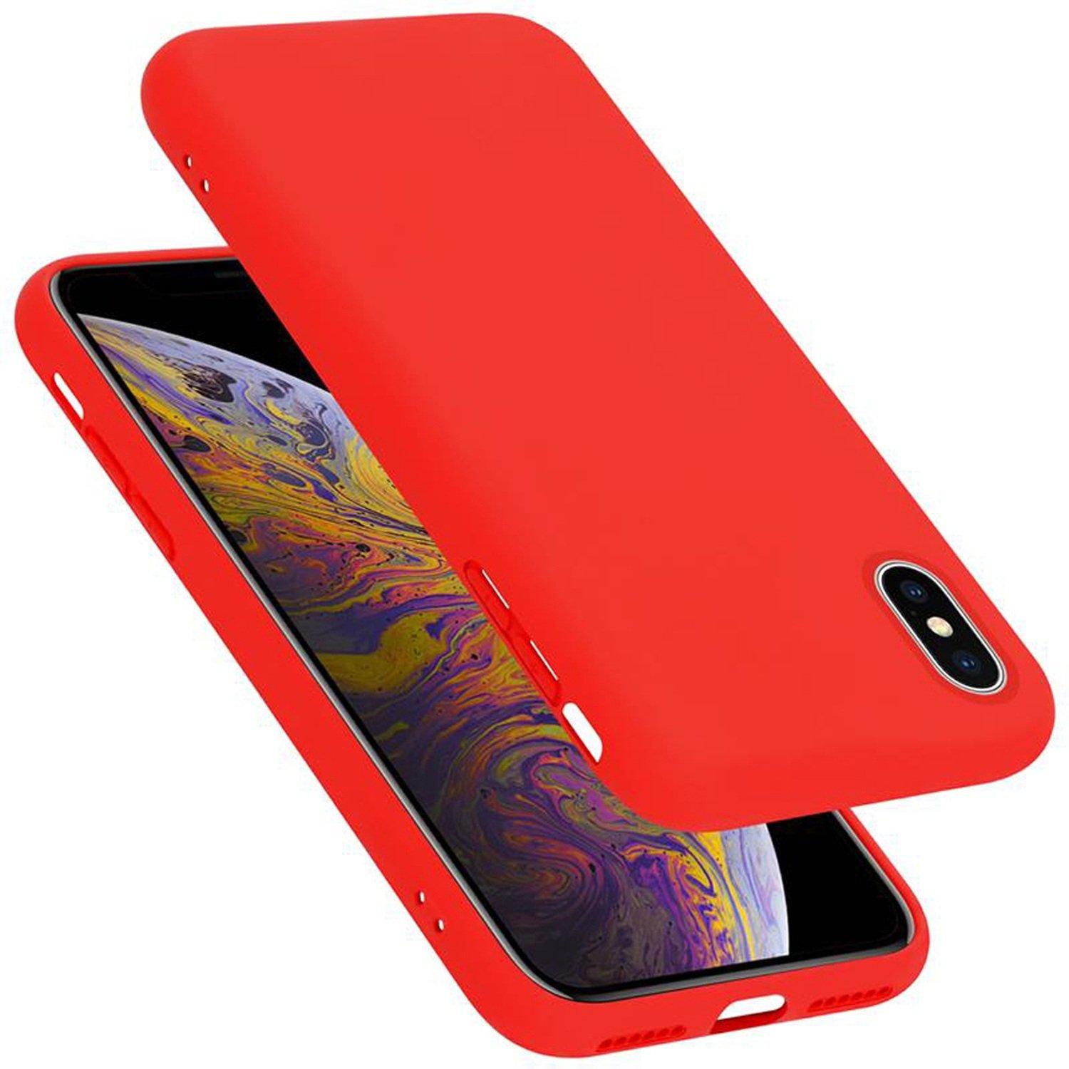 Cadorabo Hülle für Apple iPhone X / XS TPU Silikon Liquid