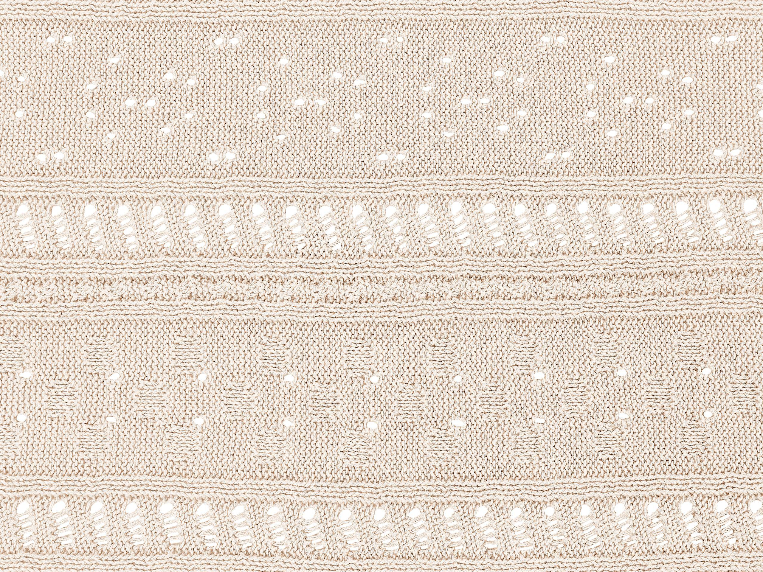 Beliani Tagesdecke aus Baumwolle DAULET