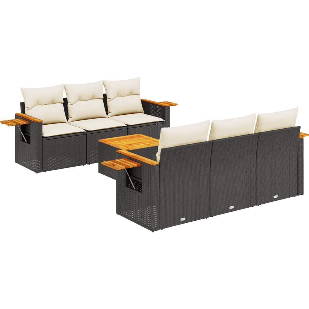 VidaXL Garten sofagarnitur poly-rattan