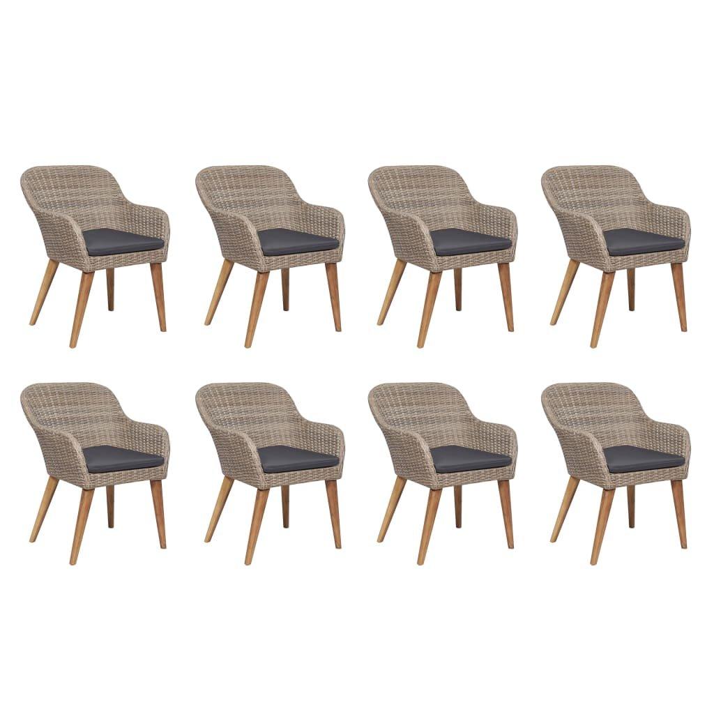 VidaXL Gartenmöbel-set poly-rattan