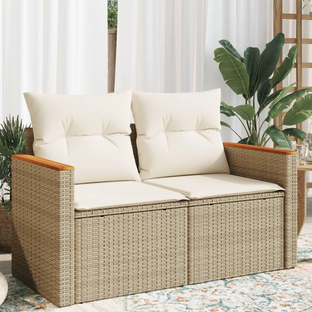 VidaXL Gartensofa poly-rattan