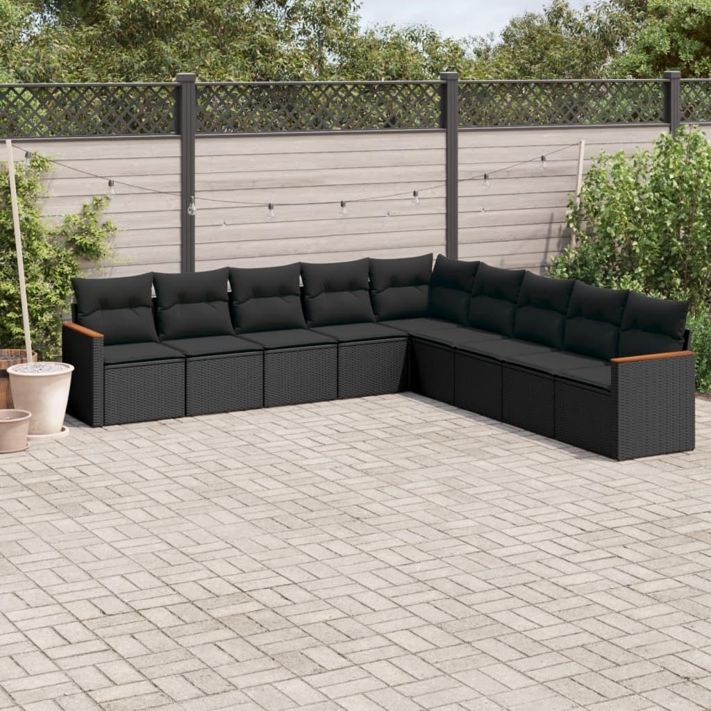 VidaXL Garten sofagarnitur poly-rattan