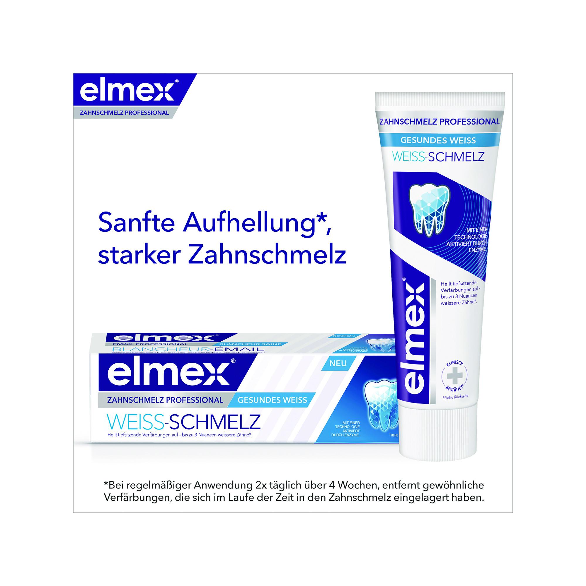elmex Zahnpasta Zahnschmelz Professional Weiss Schmelz