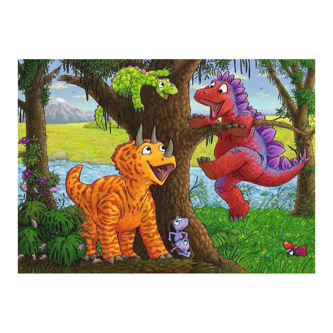 Ravensburger Puzzle Spielende Dinos (2x24)