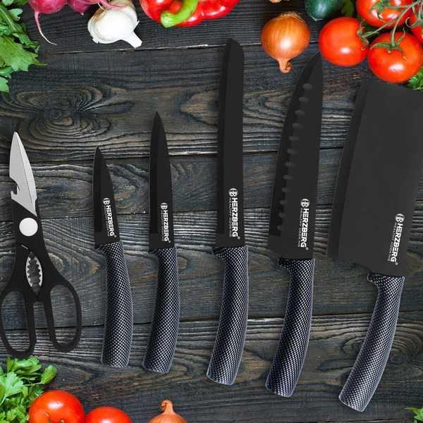 Northio Messerset mit Drehständer, 8-teilig - Carbon