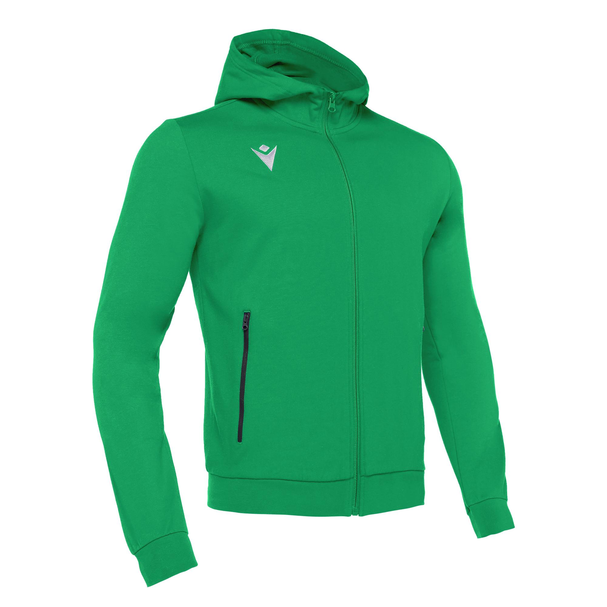 macron zip-pullover mit kapuze cello