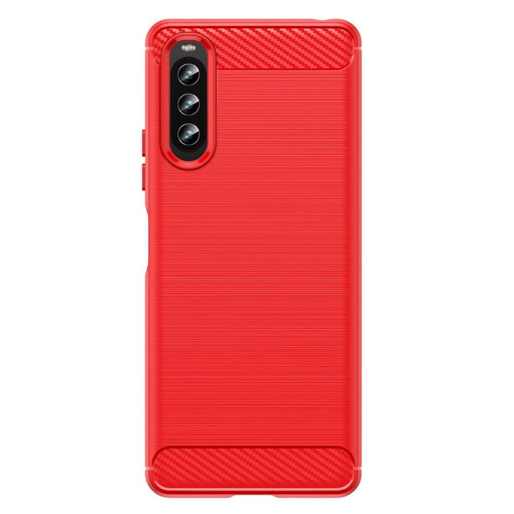 Cover-Discount Sony Xperia 10 IV - Metall Carbon Look Hülle