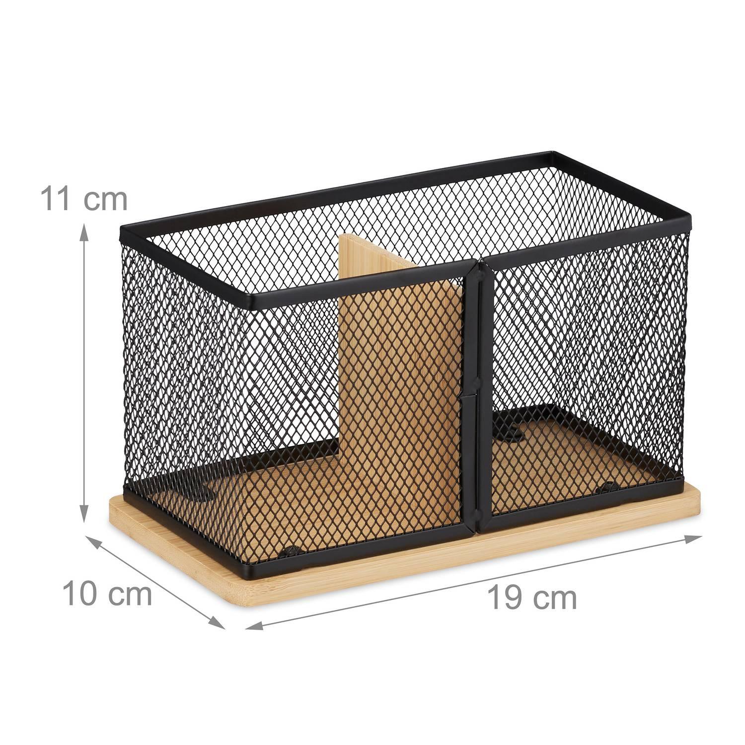 Northio Stifthalter aus Bambus und Netz