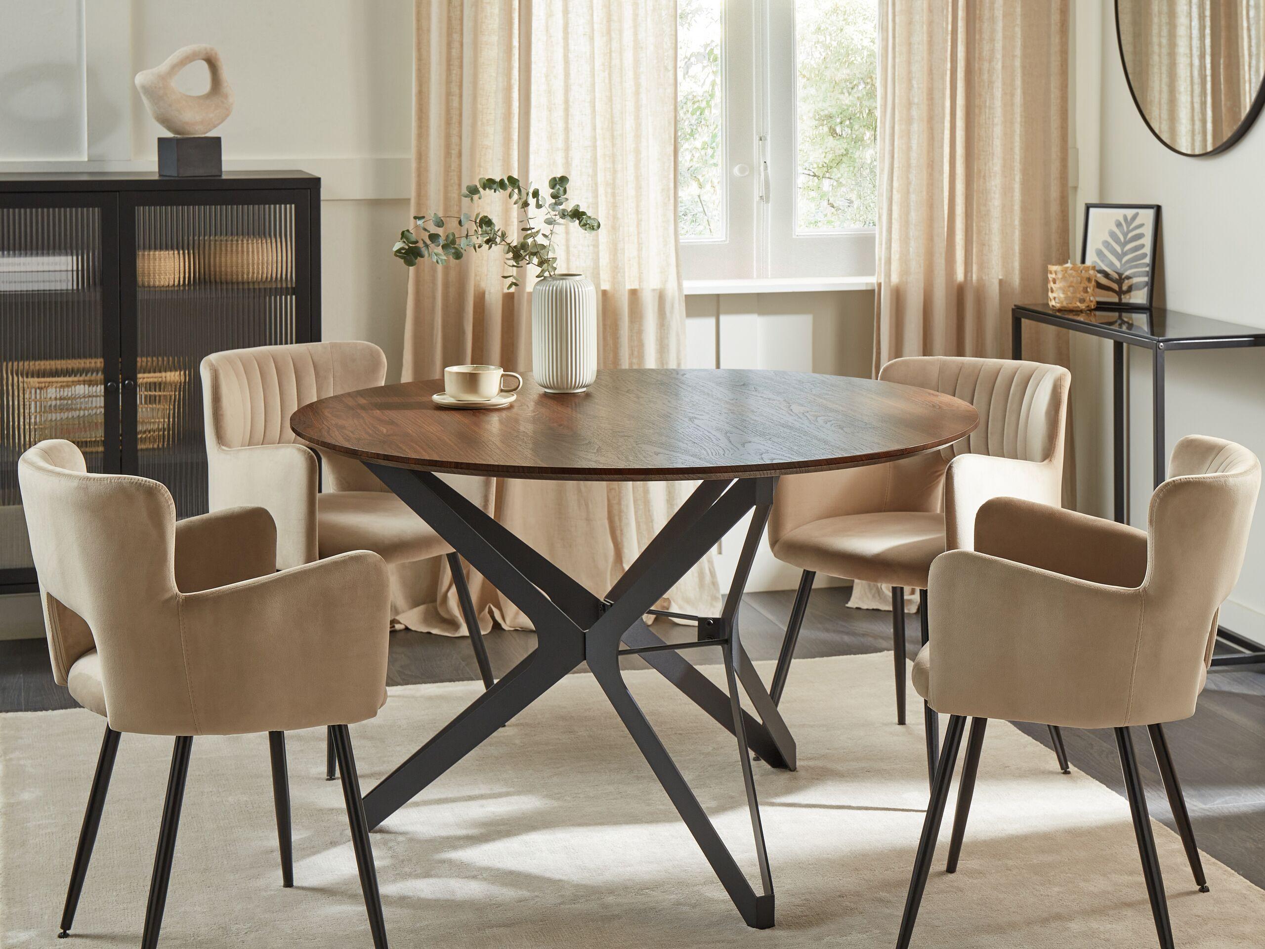 Beliani Esstisch aus MDF-Platte Modern ALURE