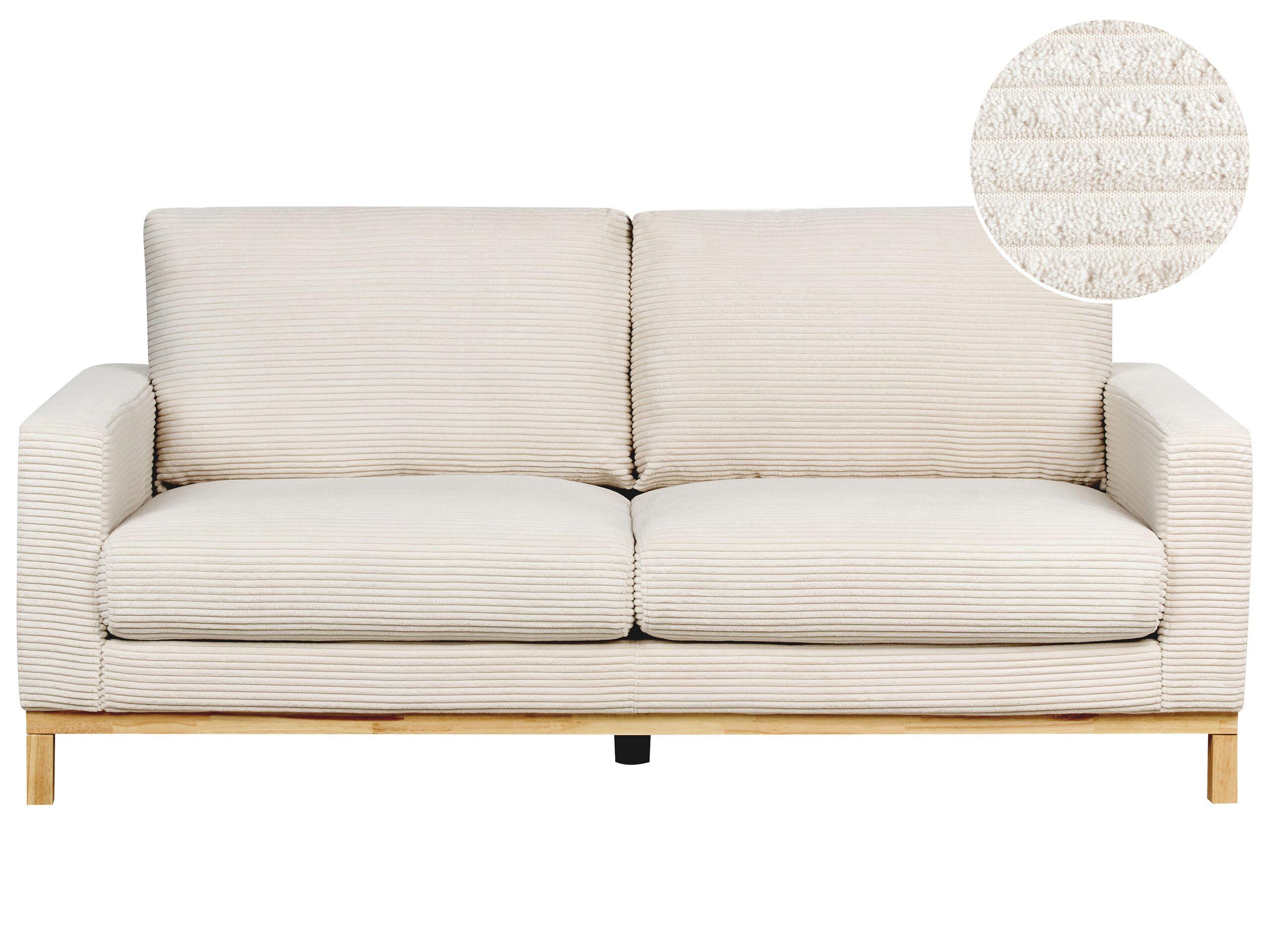 Beliani 2 Sitzer Sofa aus Cord Modern SIGGARD
