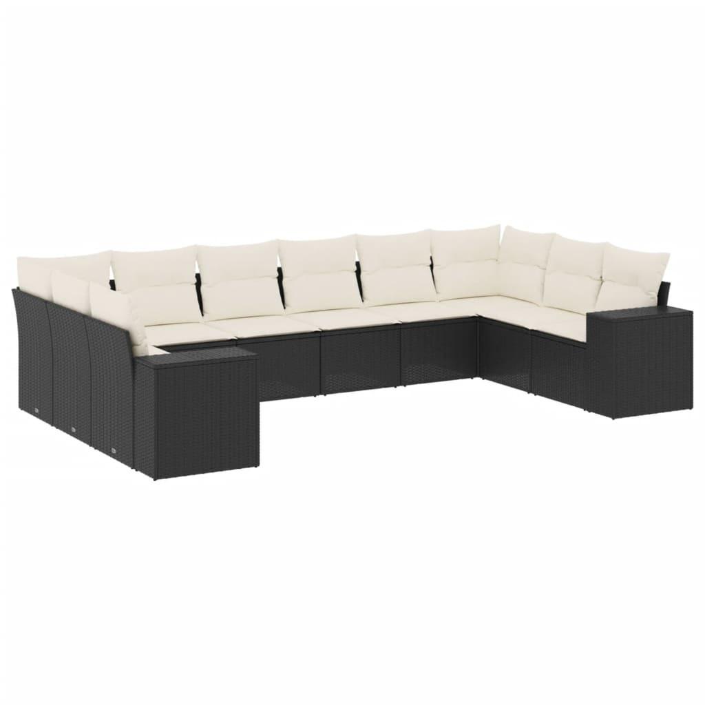 VidaXL Garten sofagarnitur poly-rattan