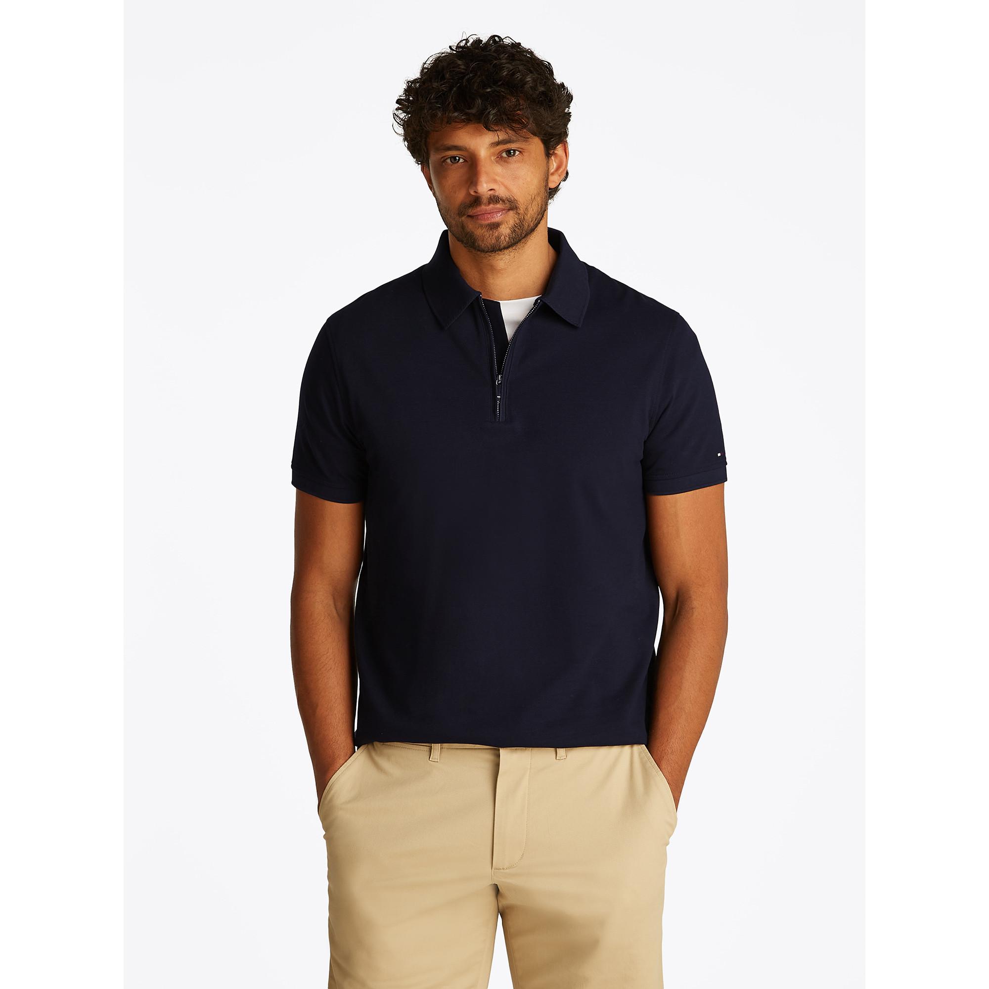 TOMMY HILFIGER DC Performance Zip Polo Kurzarm