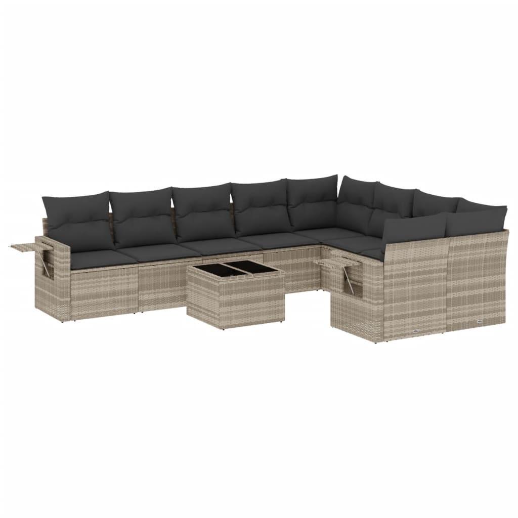 VidaXL Garten sofagarnitur poly-rattan