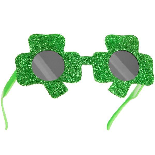 Tectake St. Patrick’s Day Spassbrille Kleeblätter mit getönten Gläsern