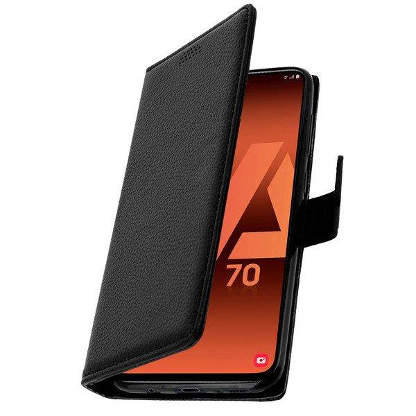 Avizar Flip Bookcover Galaxy A70 Schwarz