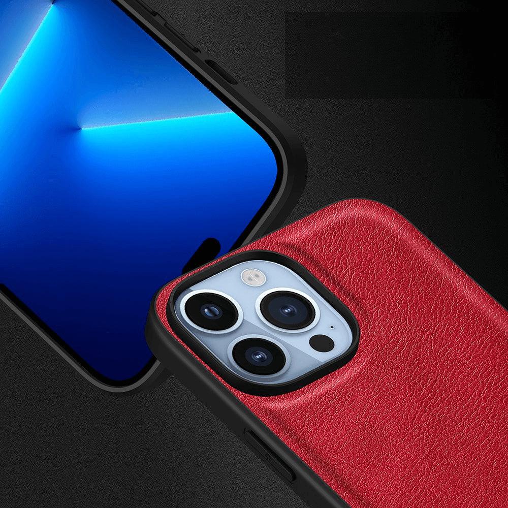 Cover-Discount iPhone 15 Pro Max - Retro Schutzhülle Kunstleder