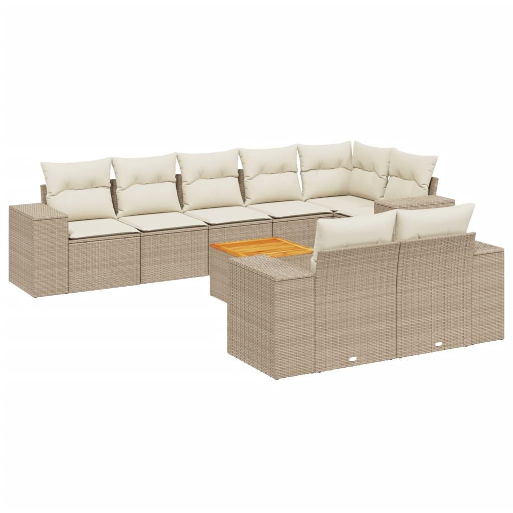 VidaXL Garten sofagarnitur poly-rattan