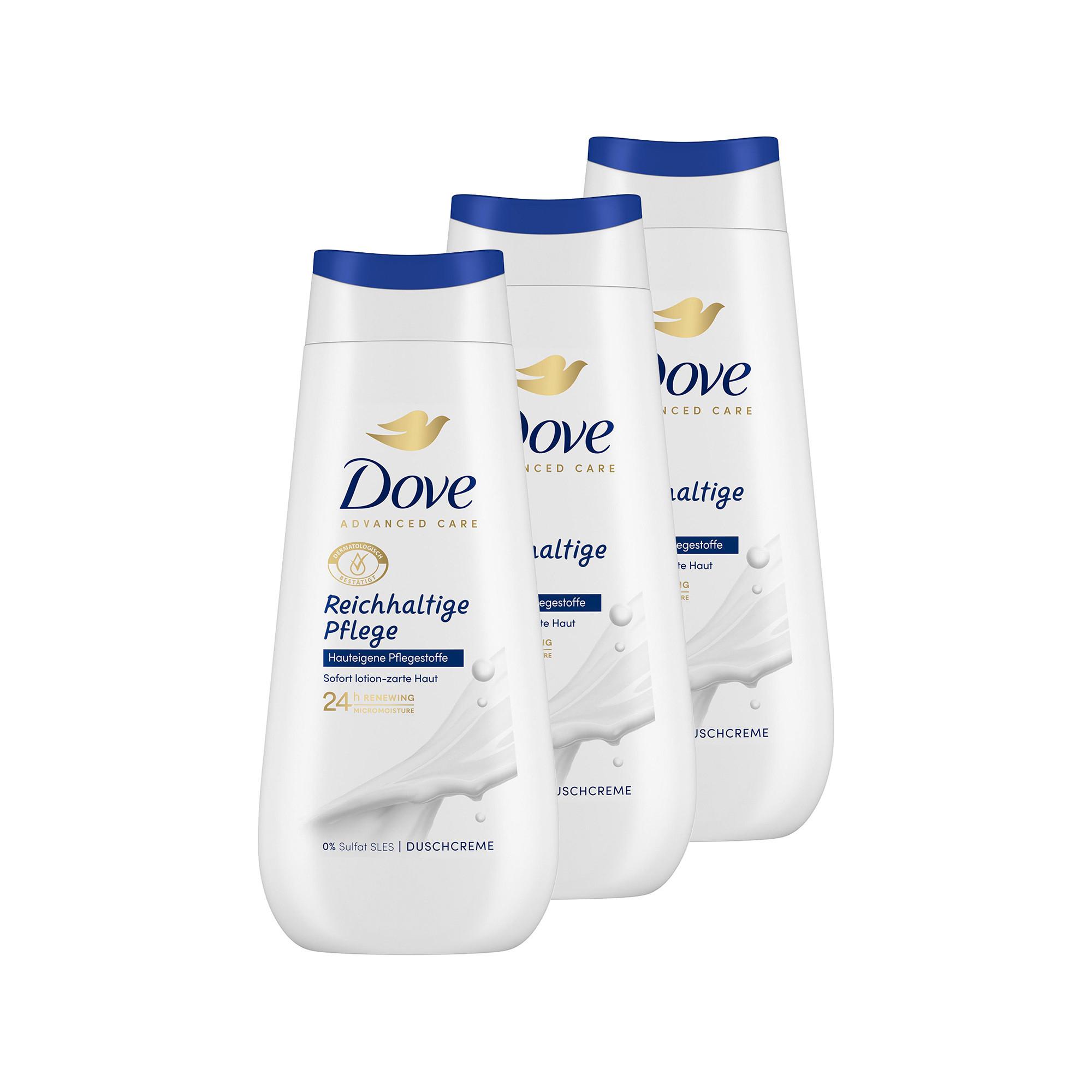 Dove Advanced Care Reichhaltige Pflege Pflegedusche TRIO