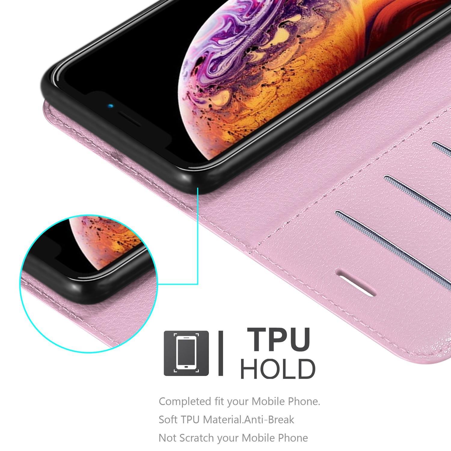 Cadorabo Hülle für Apple iPhone X / XS Standfunktion, Kartenfach