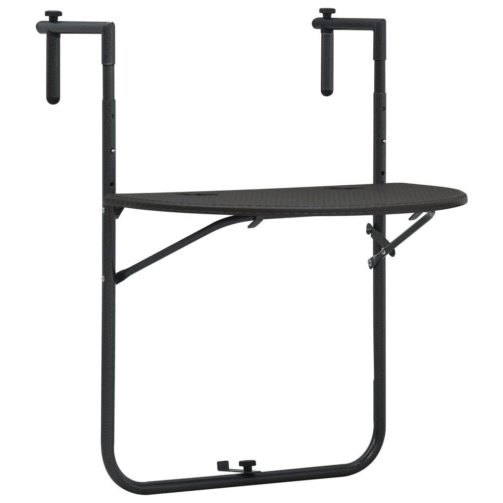 VidaXL Balkontisch plastik