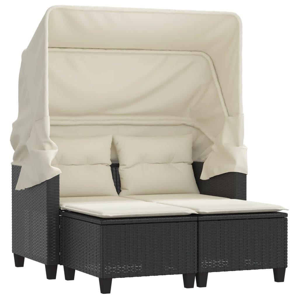 VidaXL Gartensofa poly-rattan