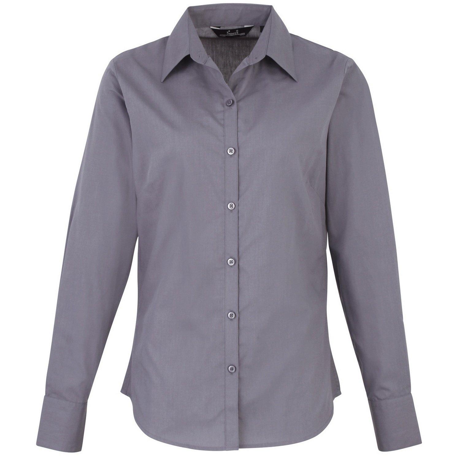 PREMIER Langärmlige Button Down Bluse