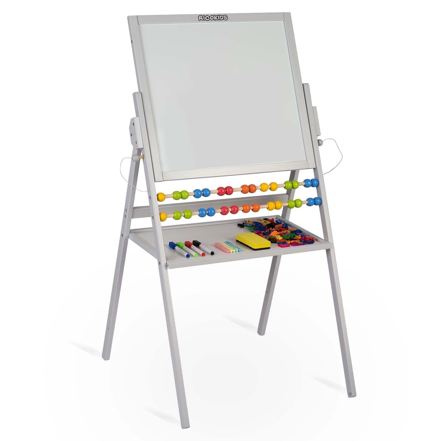 B2X Ricokids magnetischeierende Kreidetafel – Grau