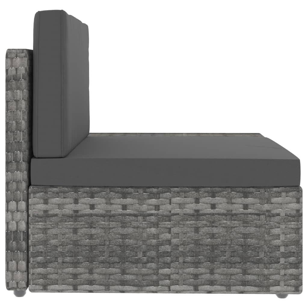 VidaXL Gartensofa poly-rattan