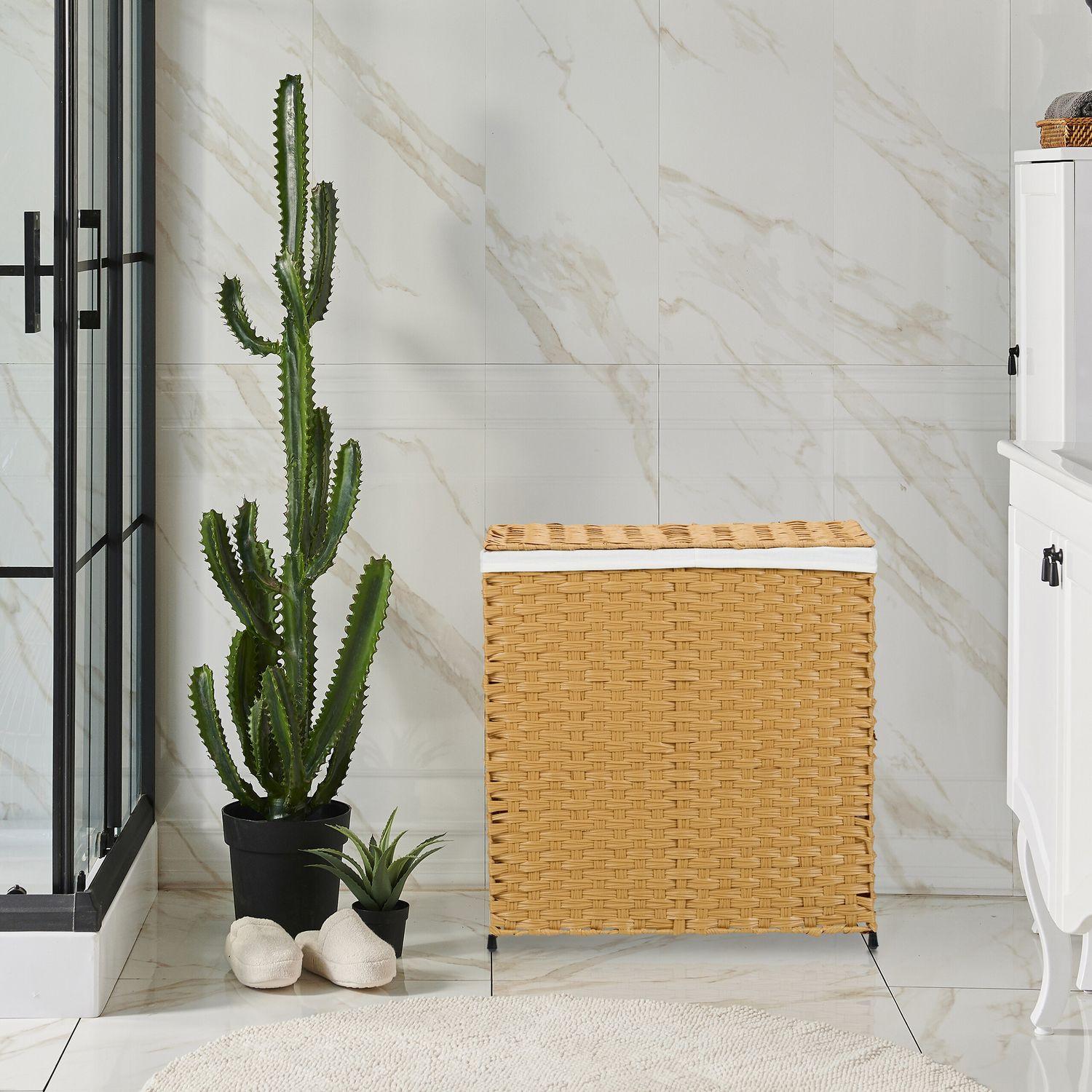 Northix Wäschekorb in Rattanoptik 110 L