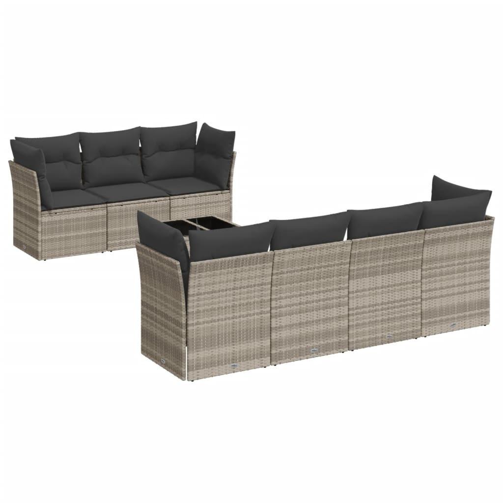 VidaXL Garten sofagarnitur poly-rattan