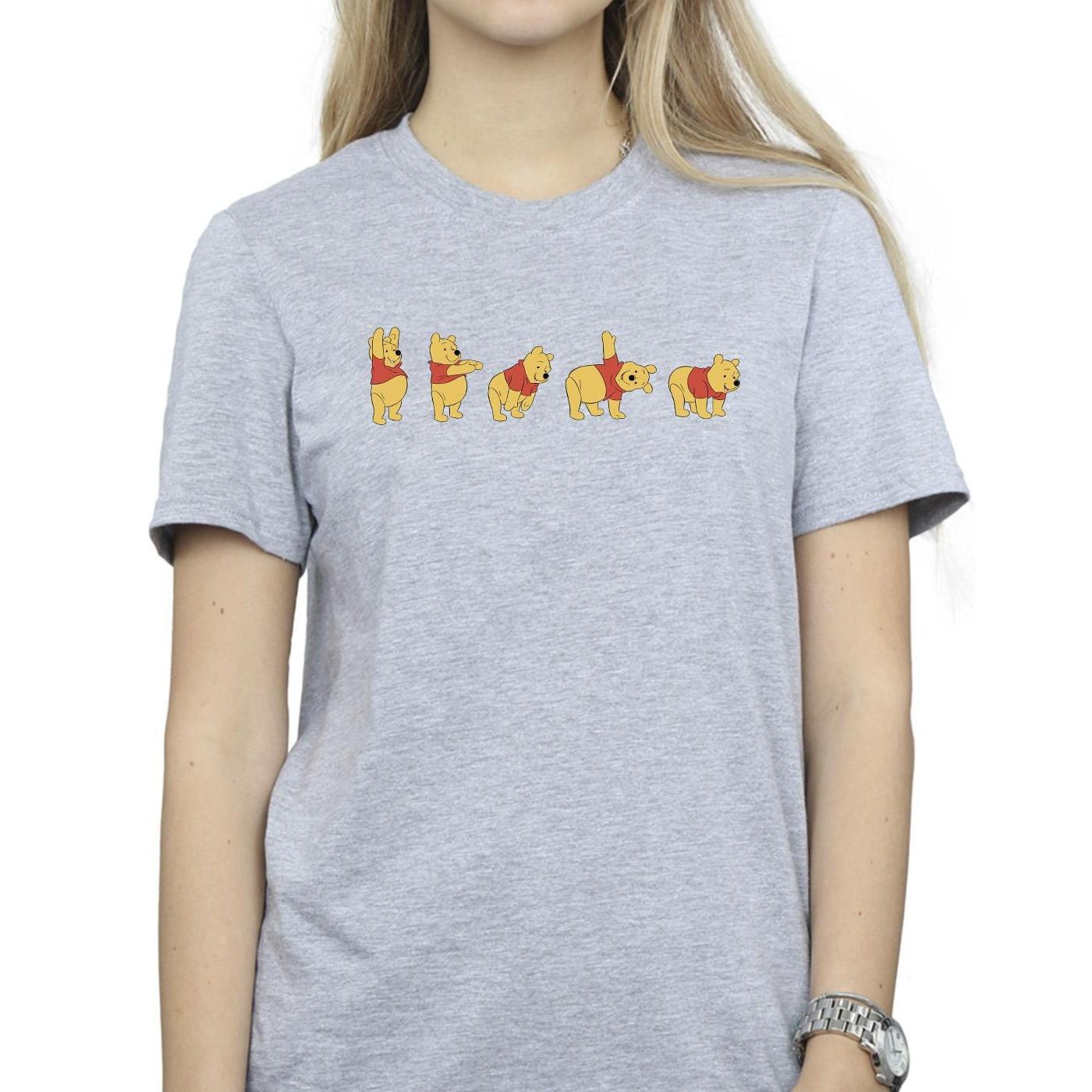 Disney Winnie the Pooh Yoga Pose Print T-Shirt